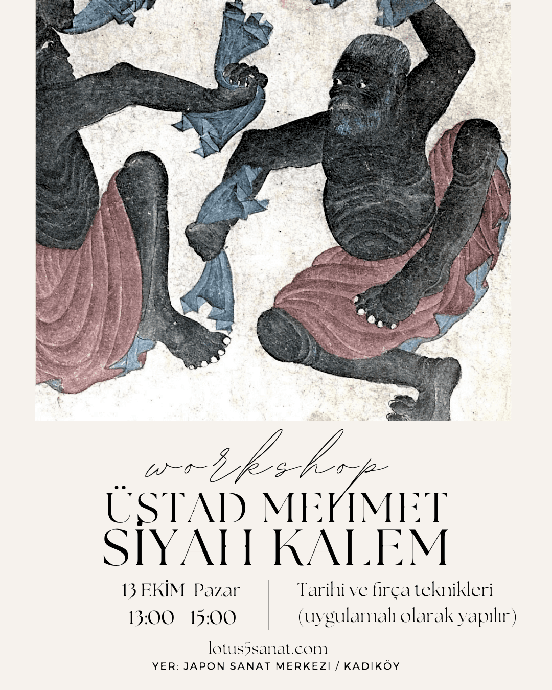 Mehmet Siyah Kalem Resimlerinde Fırça ve Mürekkep Teknikleri mehmet siyah kalem fırça teknikleri